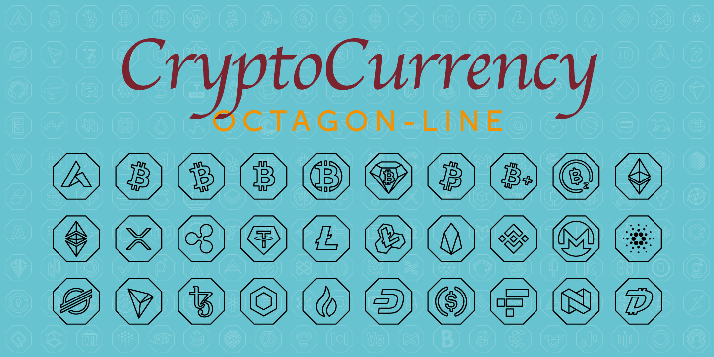 Example font Cryptocurrency #2